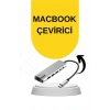 Macbook Pro/air Uyumlu USB Type-C 8 In 1 Hub Dönüştürücü Çevirici Çoklayıcı USB Hdmı Micro Sd 8 Girişli