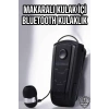 Makaralı Bluetooth Kulaklık Çağrı Cevaplama Kablolu Uzun Pil Ömrü