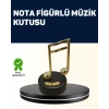 Melodious Music Altın Nota Figürlü Müzik Kutusu