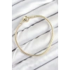 Pirinç Charm Topcuk Model Gold Renk Kadın Bileklik - TJ-BB7807