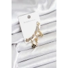 Pirinç Gold Renk Kadın Set Küpe - TJ-BKP11217