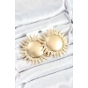 Pirinç Güneş Model Gold Renk Kadın Küpe - TJ-BKP10749