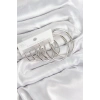 Pirinç Halka Model Gümüş Renk Kadın Set Küpe - TJ-BKP11052