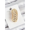 Pirinç Yay Model Gold Renk Sağ Kıkırdak Küpe - TJ-BKP10994