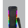 RGB Işıklı Çift Hoparlörlü Taşınabilir Bluetooth Speaker ve Mikrofon