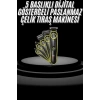 Saç Sakal Şekillendirici Tıraş Makinesi 5 Başlıklı Paslanmaz Çelik lı Unısex