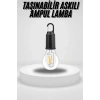Taşınabilir Askılı Ampul Kamp Lambası Askılı Type-C Şarjlı Bahçe Lambası