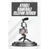 Telefon Tutucu Mikrofonlu Işıklı Youtuber Video Kayıt