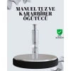 Tuz ve Kararbiber Öğütücü - Şeffaf Akrilik Hazne