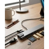 Type C Çoklu Port Hub 8 Port USB HDMI SD Kart Ethernet Adaptör