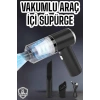 Üflemeli Güçlü Vakumlu Ev Ofis Araç Süpürgesi El Süpürgesi Şarjlı