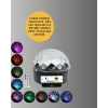 Uzaktan Kumandalı RGB LED Disko Topu Bluetooth Hoparlörlü