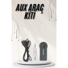 Yeni Nesil Bluetooth Aux Araç Kiti Siyah TV Tablet Telefon Araç Araba