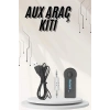 Yeni Nesil Bluetooth Aux Araç Kiti Siyah TV Tablet Telefon Araç Araba