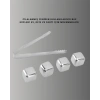 Yeniden Kullanılabilir 304 Çelik Metal Buz Küpleri 4lü Set