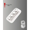 Yeniden Kullanılabilir 304 Çelik Metal Buz Küpleri 4lü Set
