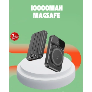 10000 mAh Kablosuz Hızlı Şarj Destekli Powerbank – 15W, PD20W, Type-C Girişli