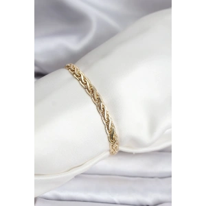 14K Gold Renk Kaplama  Zincir Model CM Kadın Bileklik