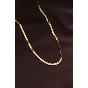 316L Çelik Altın Renk 60 cm İtalyan Zincir Kolye