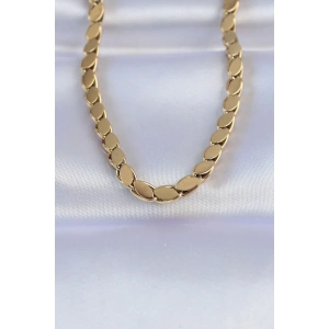 316L Çelik Gold Renk Arpa Model Kolye - TJ-BKO8748