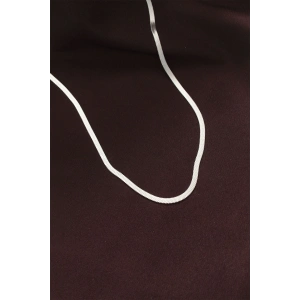 316L Çelik Gümüş Renk 60 cm İtalyan Zincir Kolye