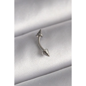 316L Çelik Gümüş Renk Çivi Model Piercing