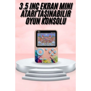 3.5 İnç Klasik Retro LCD Ekran 500 Oyunlu Oyun Konsolu Taşınabilir