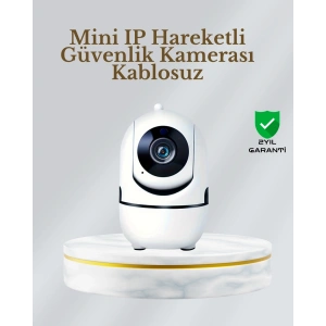 360° Dönen Akıllı WiFi Kamera – Uzaktan Kontrol ve İki Yönlü Ses Özellikli