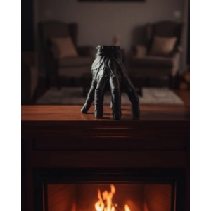 3D Dekoratif Siyah El Obje 17x16 cm Gotik ve Modern Aksesuar