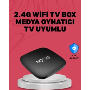 4K UHD Android Medya Oynatıcı 8 GB Hafıza 2 GB RAM Wi-Fi Destekli