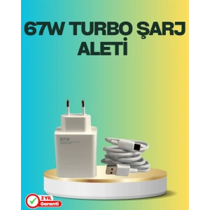 67 Watt Type C Turbo Şarj Seti