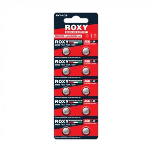 AG6 LR69/LR921/171/371 33 Mah Alkalin Düğme Pil 10 Lu Paket