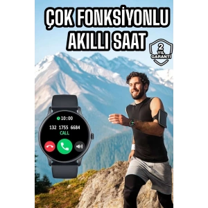 Akıllı Saat Çok Fonksiyonlu Sesli Görüşme NFC Uyumlu Amoled Ekran