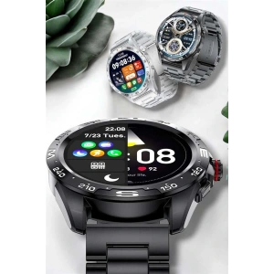 Akıllı Saat Sağlık ve Fitness Takibi Bluetooth Bağlantılı Dokunmatik Ekran