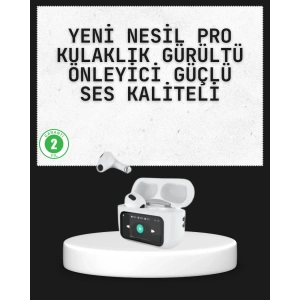 Akıllı Sensörlü Su Geçirmez Bluetooth Kulaklık Güçlü Batarya ve Bass