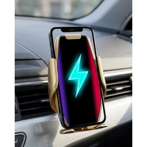 Araç Halandırma Telefon Tutucu Kablosuz Şarj Destekli Akıllı Sensörlü