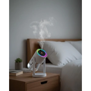 Araç ve Ev İçin Ha Nemlendirici Projektörlü Sessiz Buhar