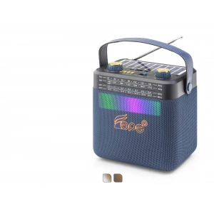 Bluetooth Fm Radyo Usb Tf Aux Solar Şarjli Rgb Çok Renkli Kamp Hoparlör FP393S