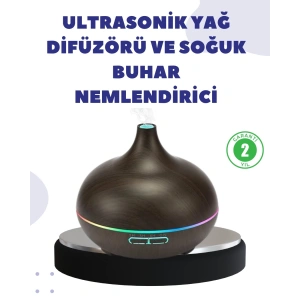 BN01 Uçucu Yağ Uyumlu Renkli LED Işıklı Nemlendirici