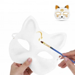 Boyanabilir Kedi Model Maske – Kendi Tasarımını Oluştur