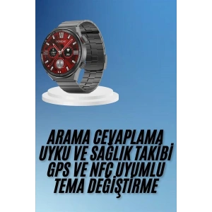 Çağrı Cevaplama Sesli Asistan Çoklu Dil Desteği 5.0 Bluetooth Akıllı Saat