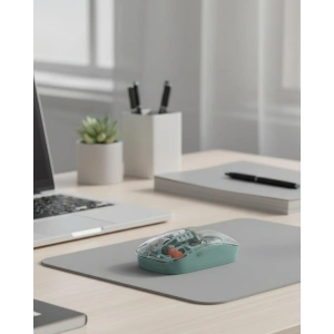 Çift Mod Bağlantılı Kablosuz Mouse Bluetooth ve USB Alıcılı