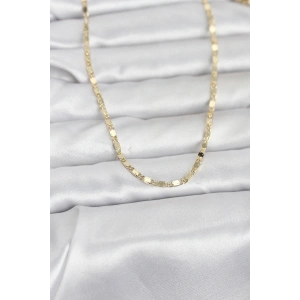 CM 14K Gold Renk Ezme Zincir 60 cm Kadın Kolye - TJ-BKO10964