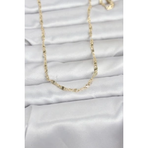 CM 14K Gold Renk li Gemici Zincir Model 60 cm Kadın Kolye