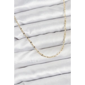 CM 14K Gold Renk Pirinç Gemi Zinciri Model Kadın Kolye - TJ-BKO10918