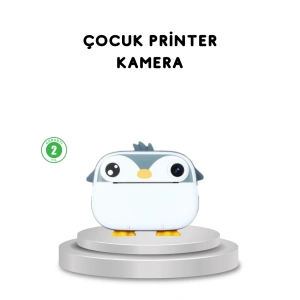 Çocuk Fotoğraf Makinesi Termal Baskılı Anında Çıktı HD Video Kayıtlı