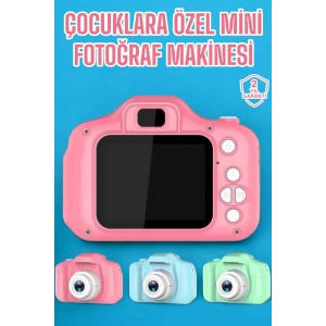 Çocuk Kamerası Dijital 1080P HD Kaliteli Mini Fotoğraf Makinesi Profesyonel