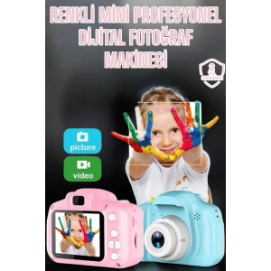 Çocuk Kamerası Profesyonel Hafif Ve Uzun Ömürlü USB Şarjlı 2.0 İnç