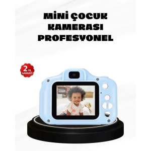 Çocuklar İçin Mini Dijital Kamera – 1080p HD, 2.0 İnç Ekran, Komik Filtreli ve Şarjlı