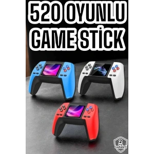 Game Stick Oyun Konsolu 520 Oyunlu Retro Oyunlu Led Ekran